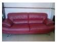 Modern Red Leather Sofa Set. 6 month old,  red leather....